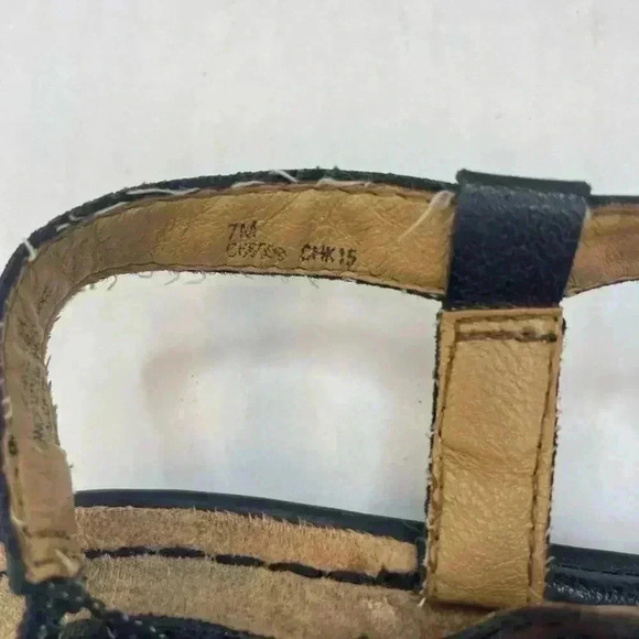 BOC Born of Concept Black/Tan Thong Sandals Summer/Hot/Beach/Pool - Picture 6 of 9